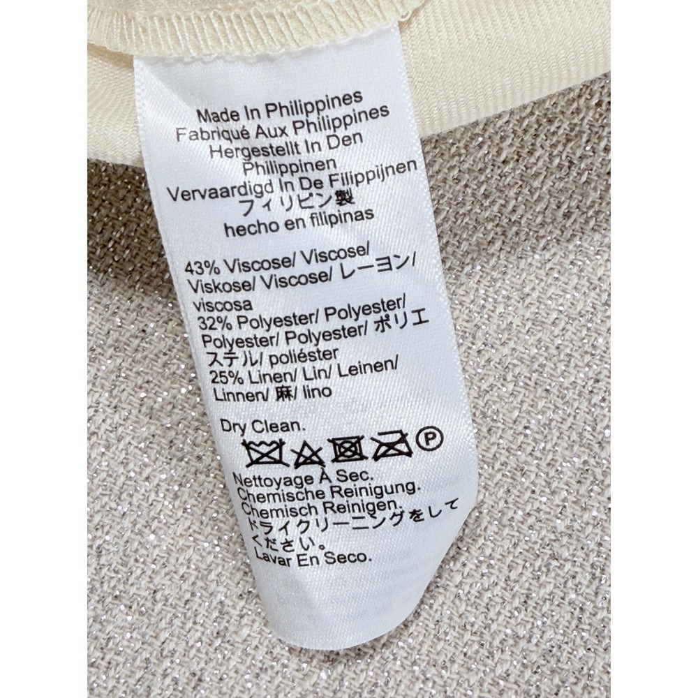 NWT J. Crew Sz S petite Cosmo pant in Gramercy linen blend $148 *flaw - Picture 9 of 13